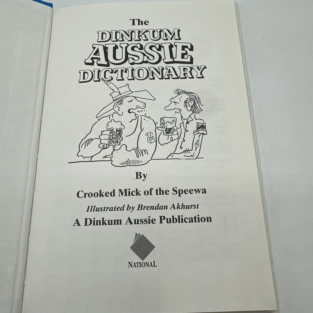 Dinkum Aussie Dictionary‎ Richard Beckett Hardback